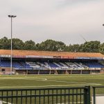 Tribune SV Urk op sportpark de Meent