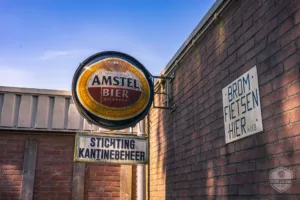 Stichting kantinebeheer uithangbord Amstel