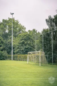Goal en floodlight van vv Oosterparkers